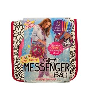 Just My Style Glitter Messenger Bag NEW